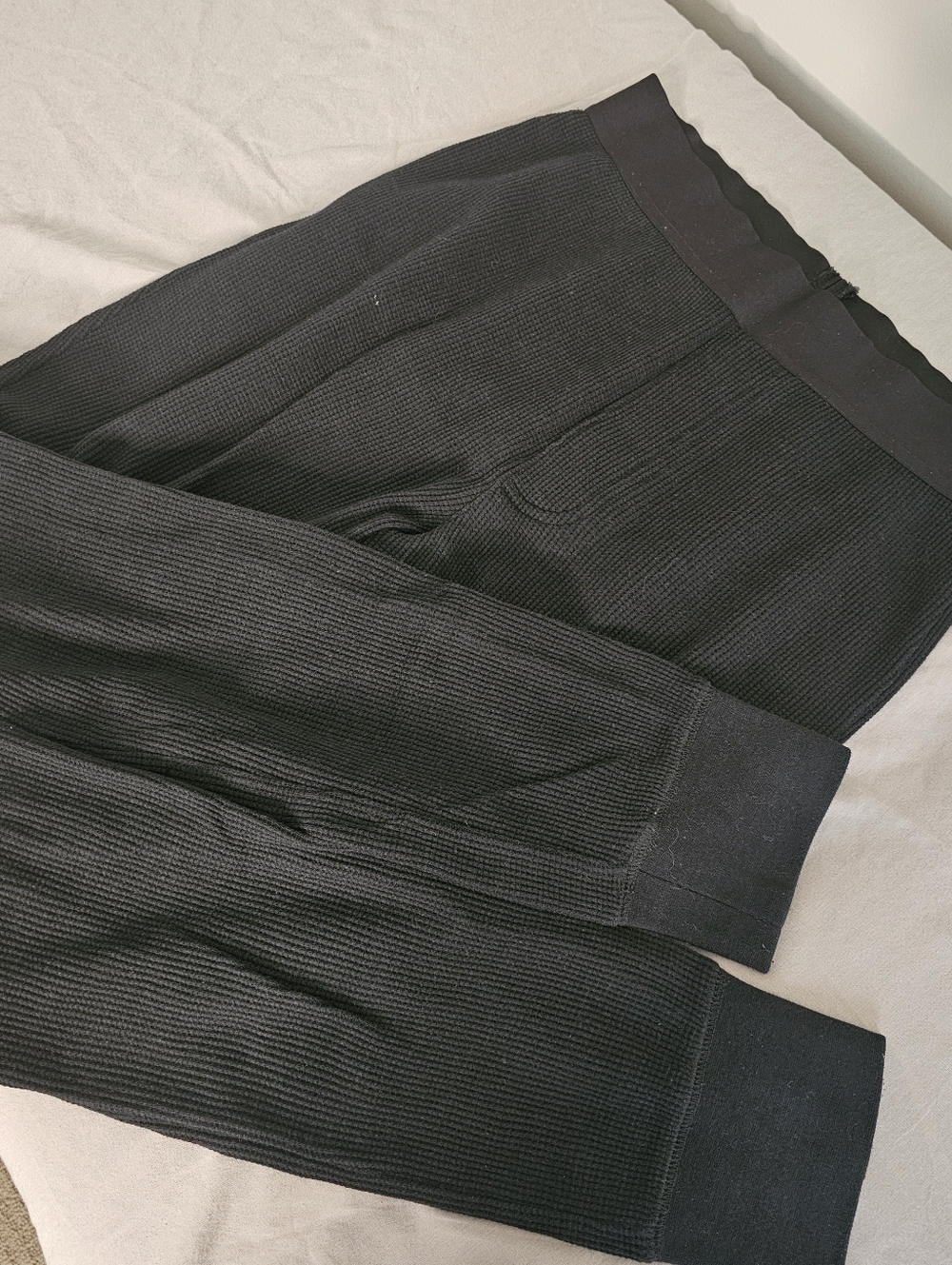 Fear Of God Essentials Mens Black Thermal Leggings Size Medium
